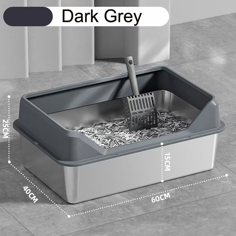 stainless steel cat litter box