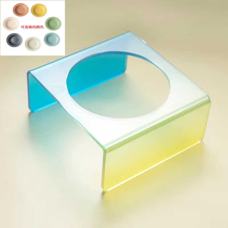 100 sets Acrylic Elevated Dog Cat Bowls