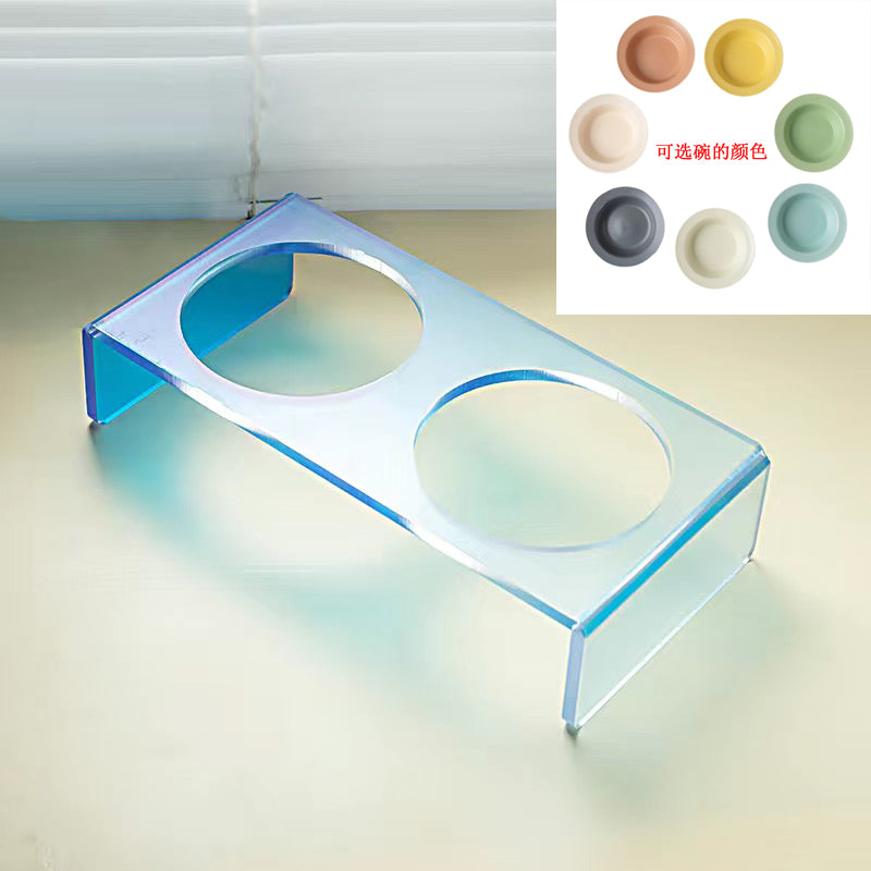 100 sets Acrylic Elevated Dog Cat Bowls